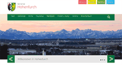 Desktop Screenshot of hohenfurch.de
