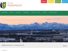 Tablet Screenshot of hohenfurch.de